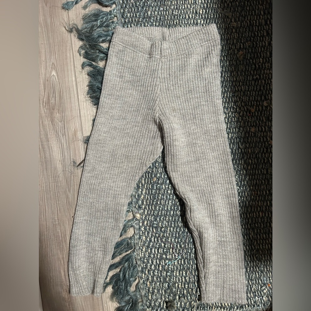 Disana wool gray heather pants 98/104 2-3 yrs up to 4-5T